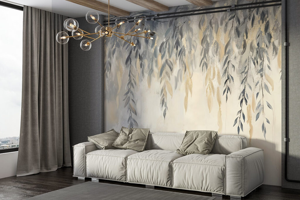Ramuri atârnate cu vopsea — interior 6