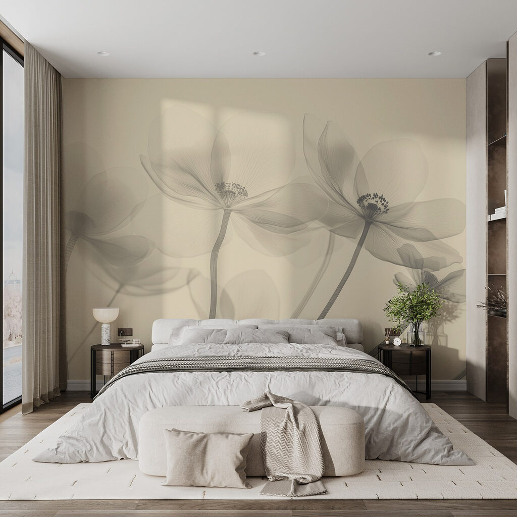Flori transparente pe tije — interior 3