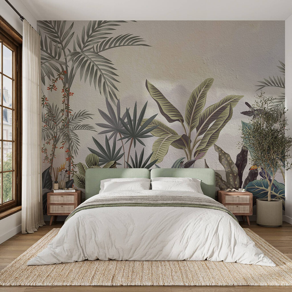 Grădină tropicală cu palmieri — interior 4