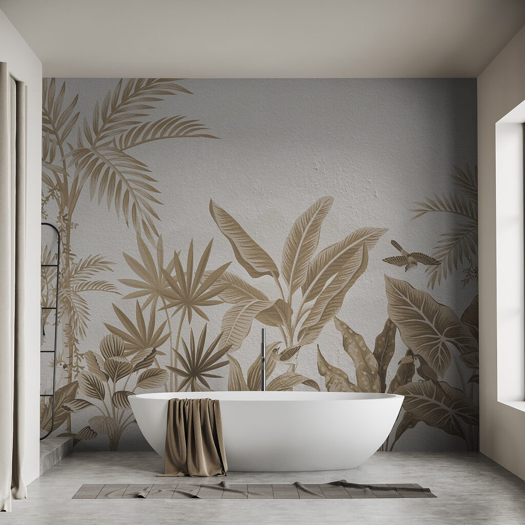 Grădină tropicală cu palmieri — interior 5