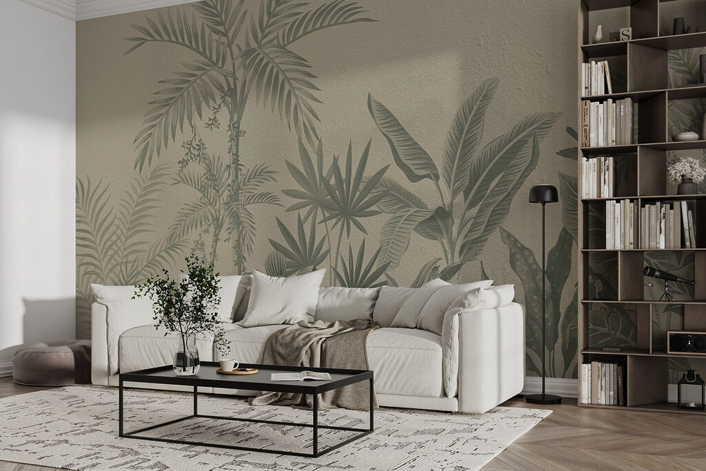Grădină tropicală cu palmieri — interior 2