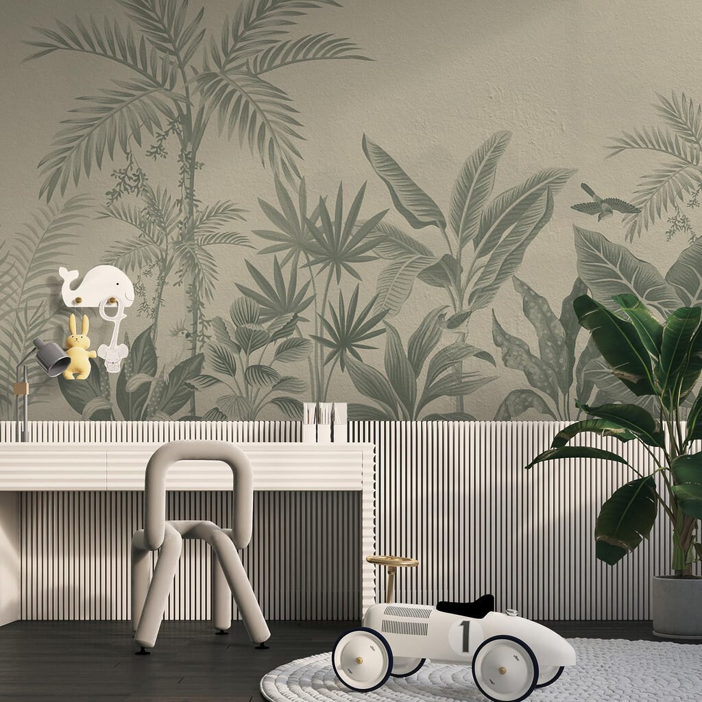 Grădină tropicală cu palmieri — interior 4