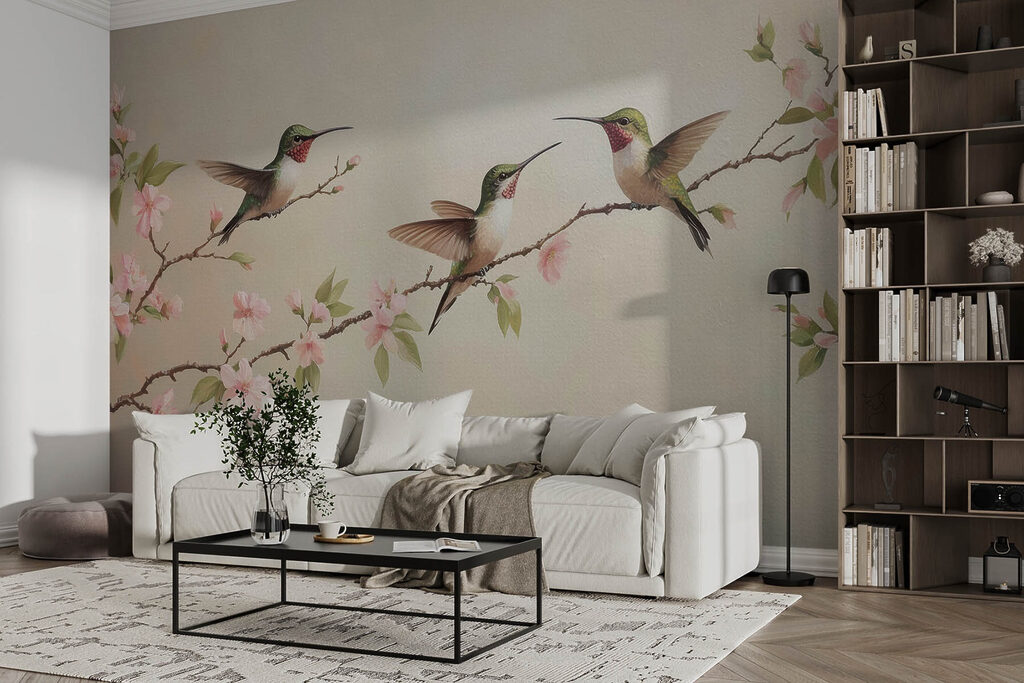 Colibri peste bloesem — interior 2