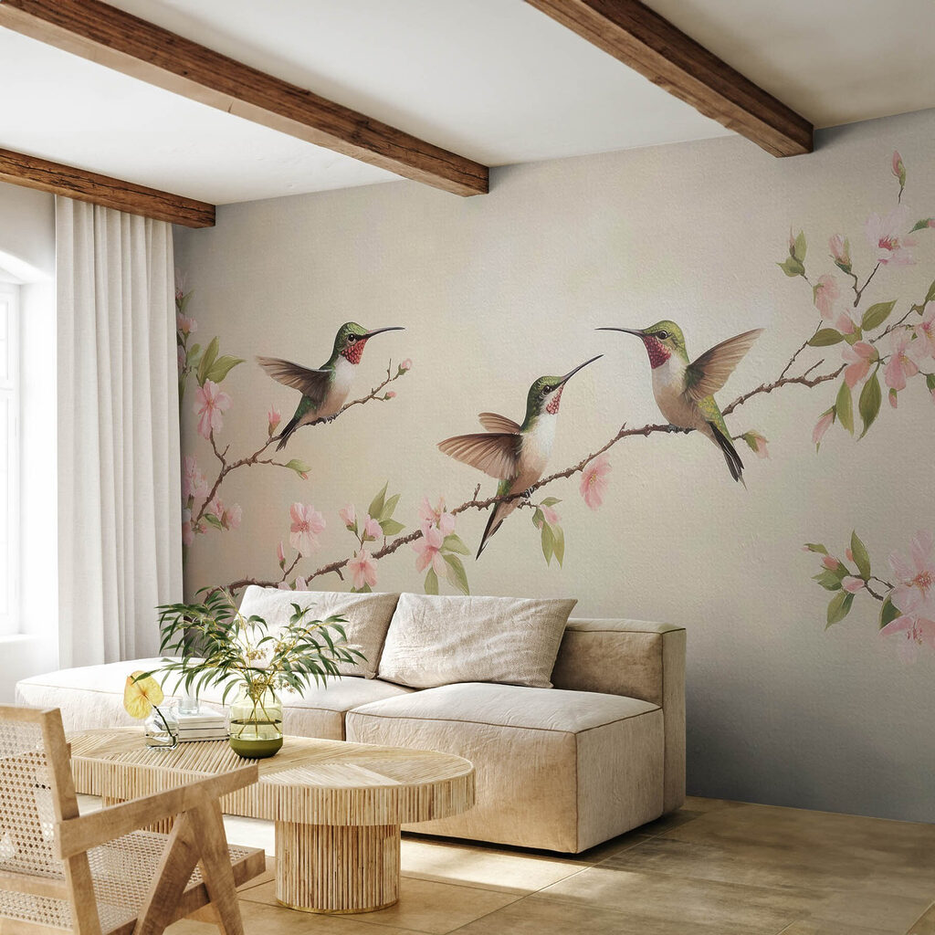 Colibri peste bloesem — interior 3