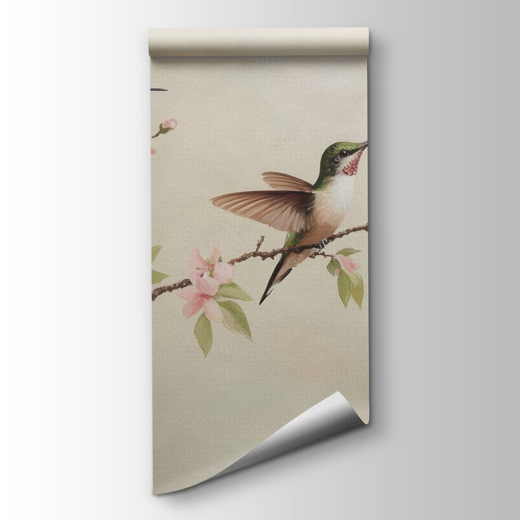 Colibri peste bloesem — vizualizare produs