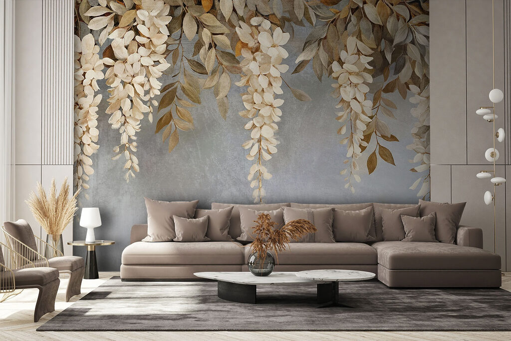 Ciorchini albi pe gri-albastru — interior 3