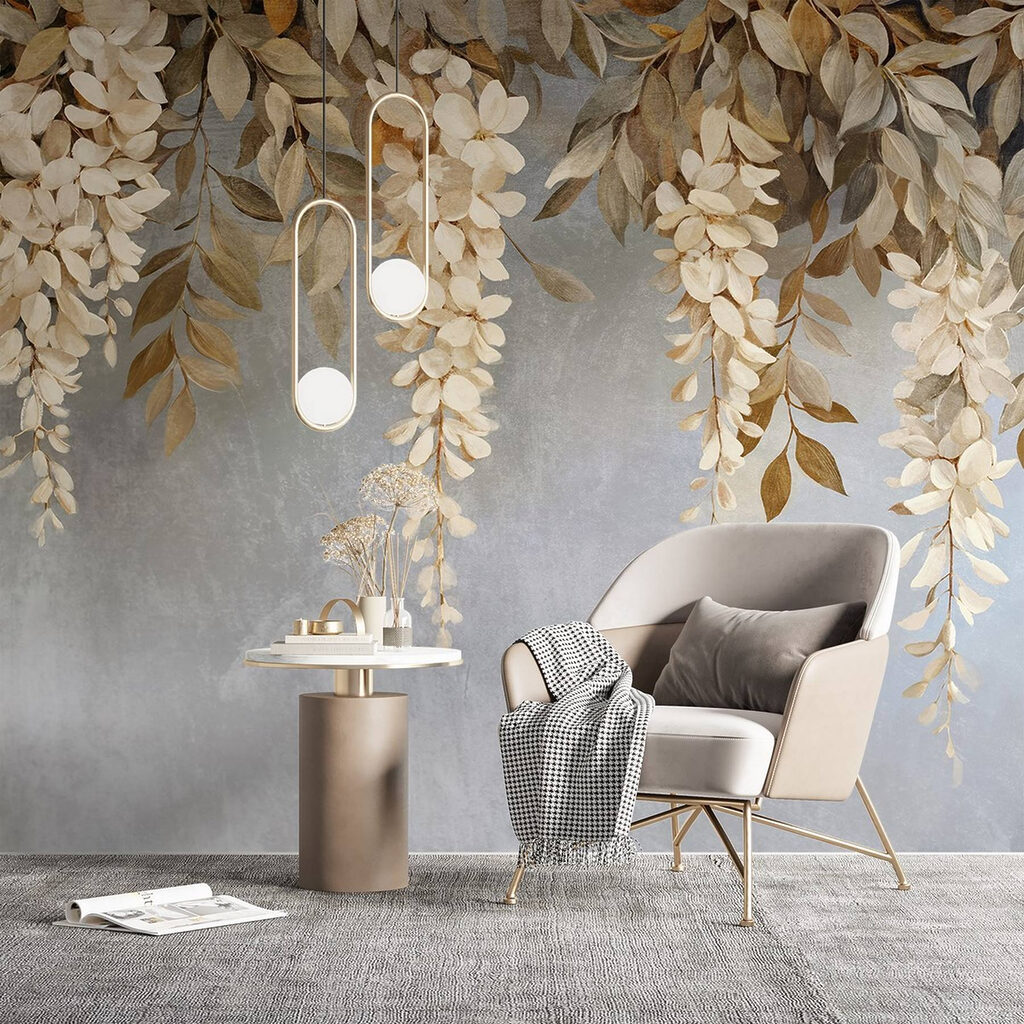 Ciorchini albi pe gri-albastru — interior 5