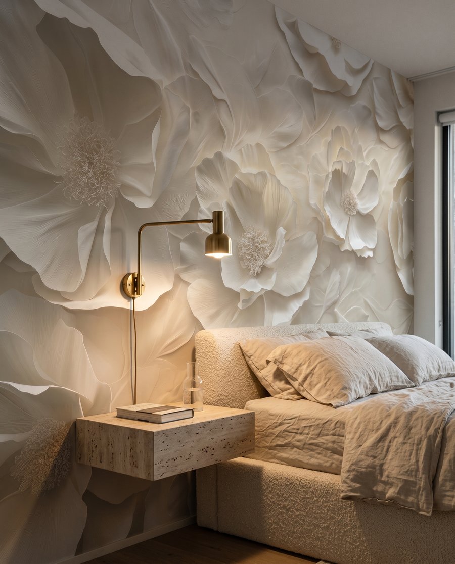 Flori albe în valuri — interior 2