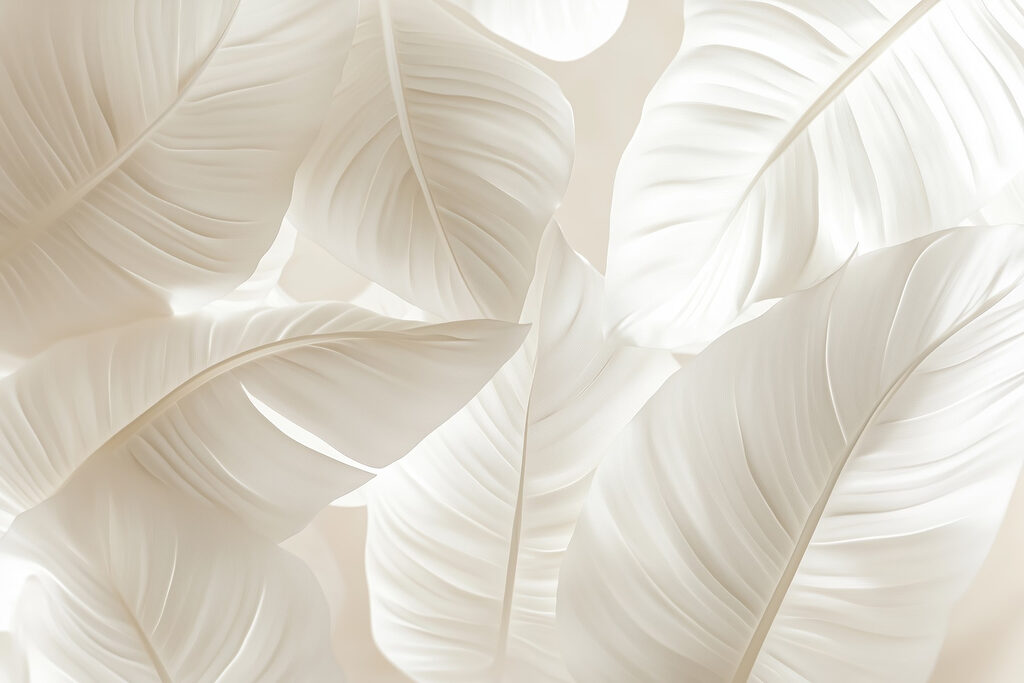 Frunze luminoase curbate — design complet
