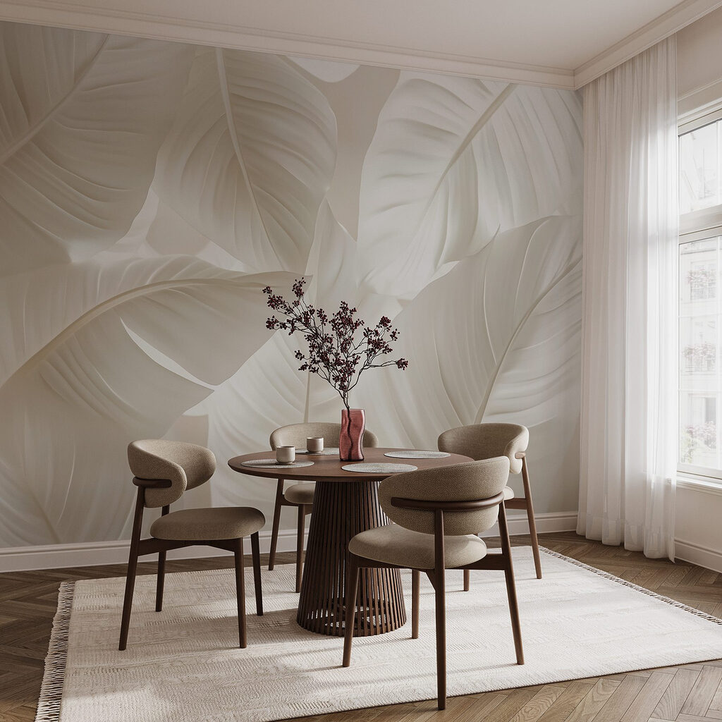 Frunze luminoase curbate — interior 3