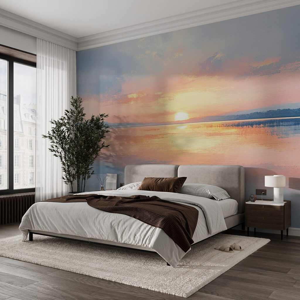 Apus peste lacul liniștit — interior 1