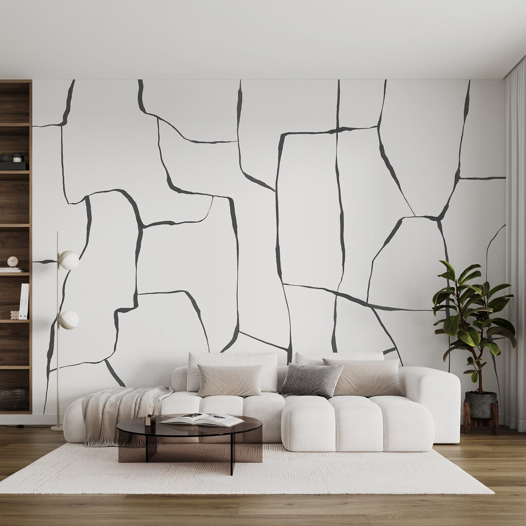 Linii ca fisuri — interior 2