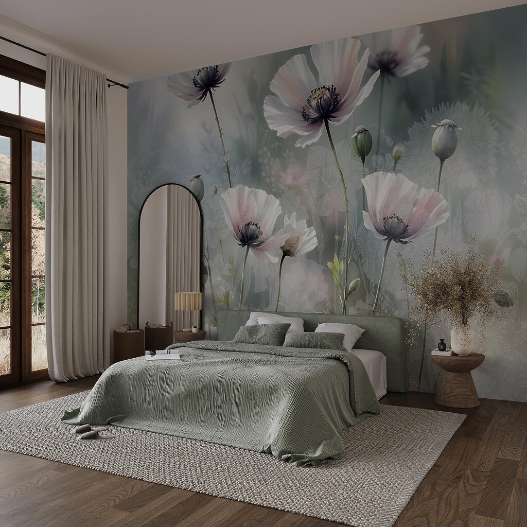 Flori albe în ceață — interior 1