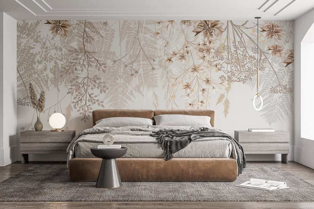 Ghirlandă florală fină — interior 2