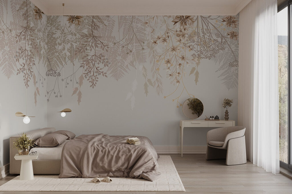 Ghirlandă florală fină — interior 3