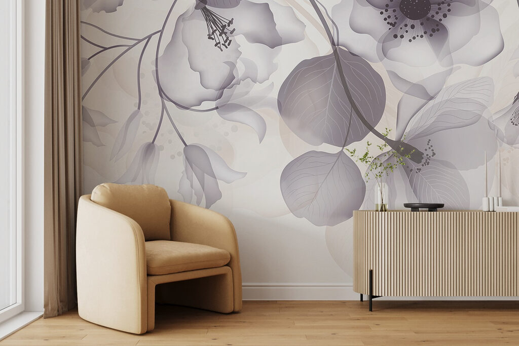 Flori pastel care atârnă — interior 6
