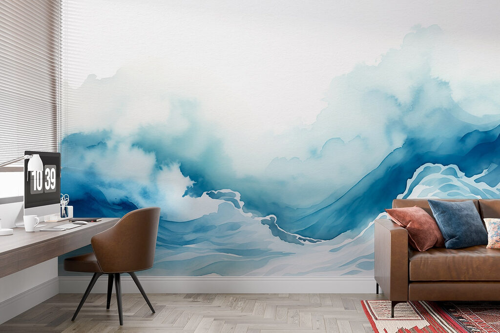 Valuri albastre în cerneală — interior 5