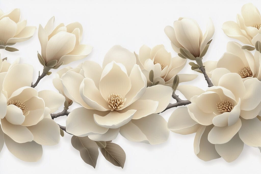 Magnolii crem — design complet