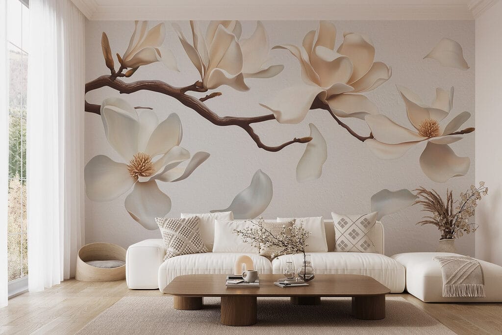 Flori albe orizontale — interior 4