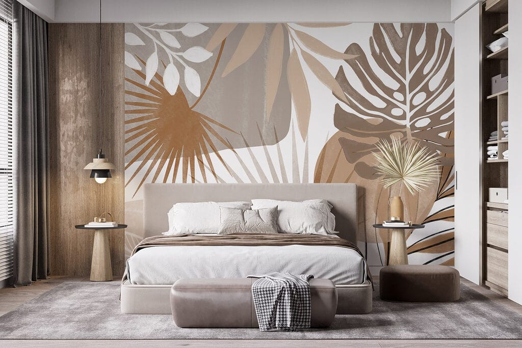 Frunze tropicale grafice — interior 1