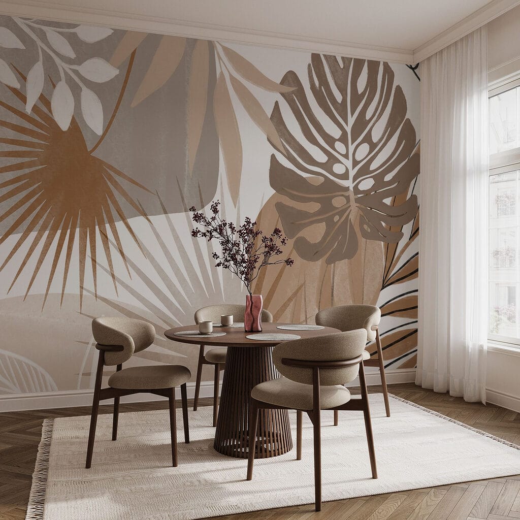 Frunze tropicale grafice — interior 3