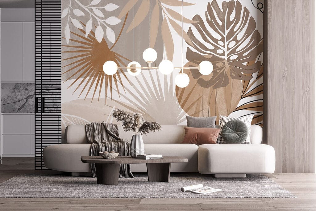 Frunze tropicale grafice — interior 4