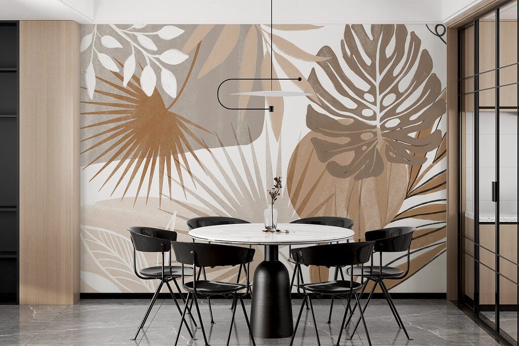 Frunze tropicale grafice — interior 5