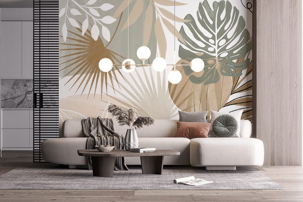 Frunze tropicale grafice — interior 6