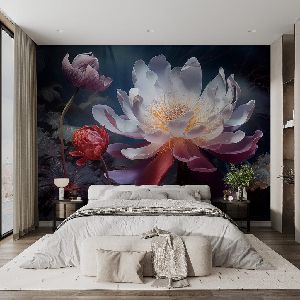 Floare luminoasă în noapte — interior 2