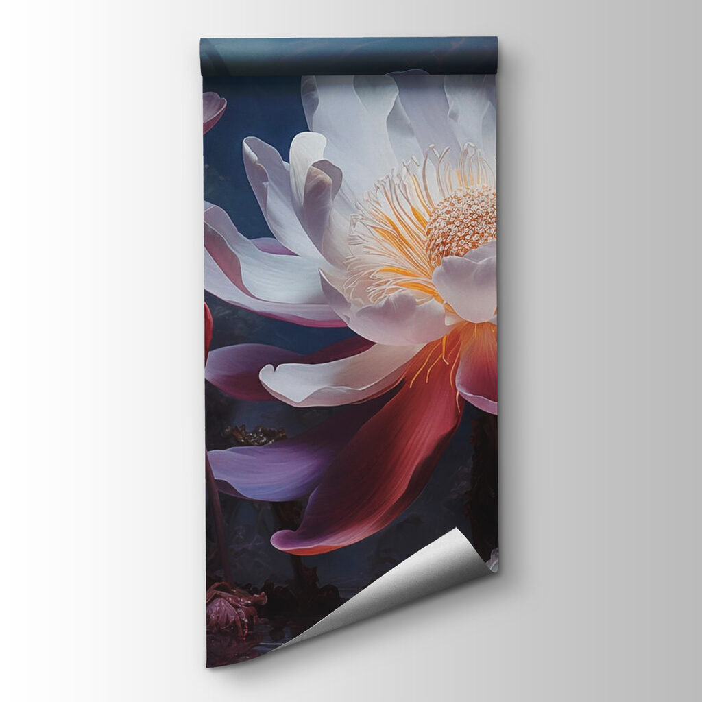 Floare luminoasă în noapte — vizualizare produs