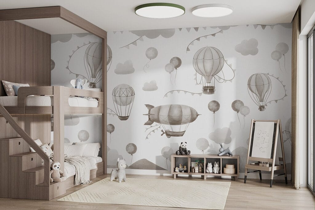 Baloane printre nori — interior 3