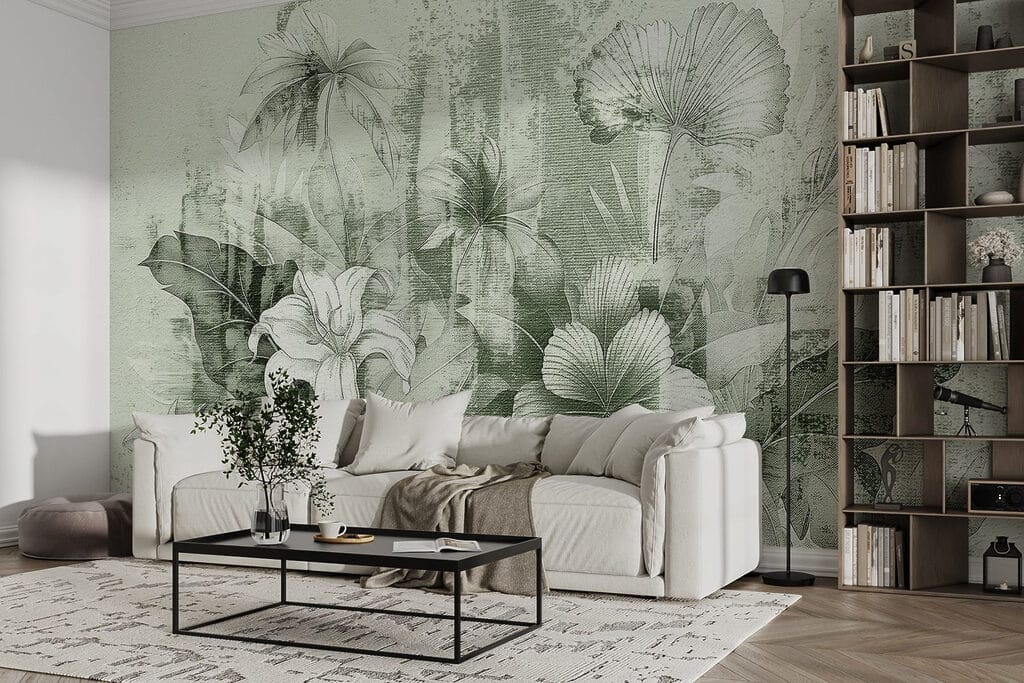 Flori pe vopsea — interior 4