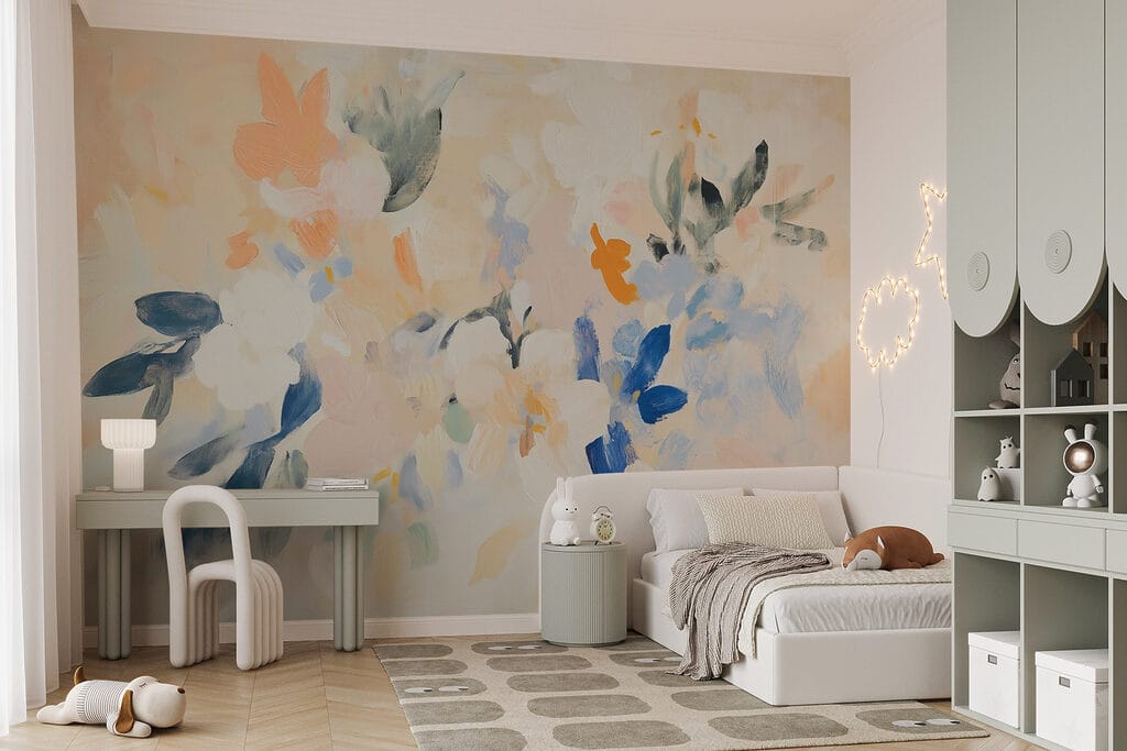 Flori în pete pastelate — interior 4