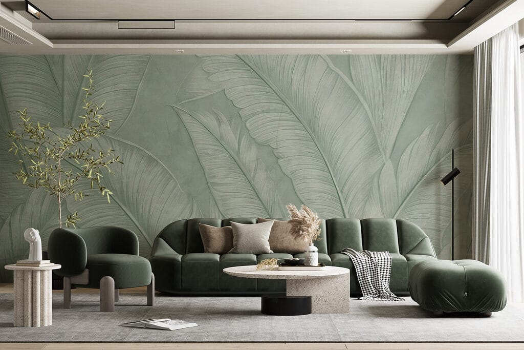 Frunze curbate în gri — interior 4