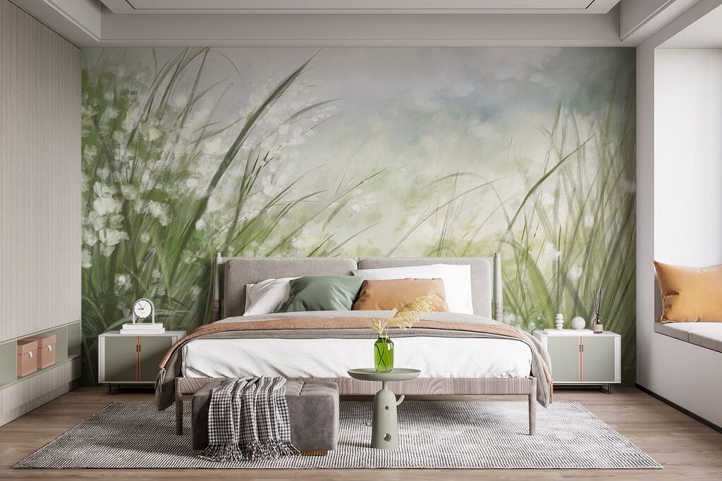 Peisaj nevelos, flori mici — interior 2