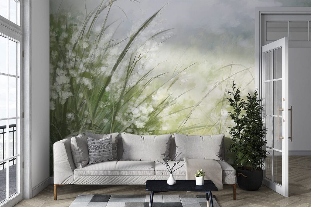 Peisaj nevelos, flori mici — interior 5