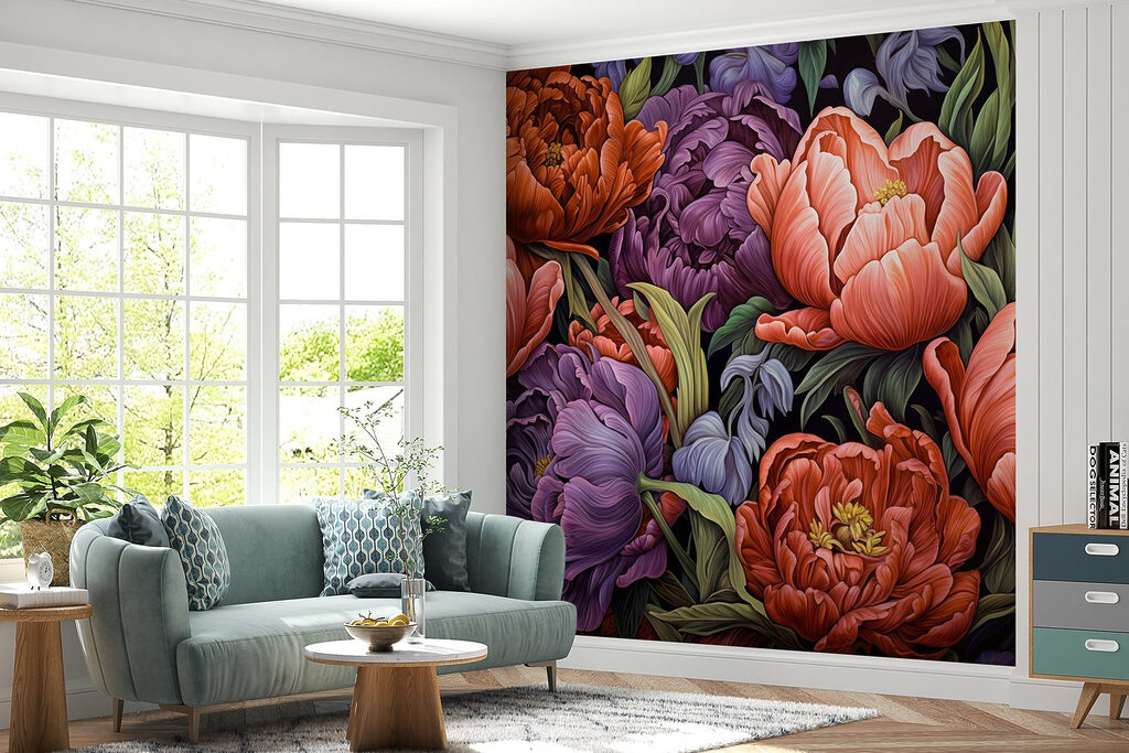 Buchet dens de flori — interior 5