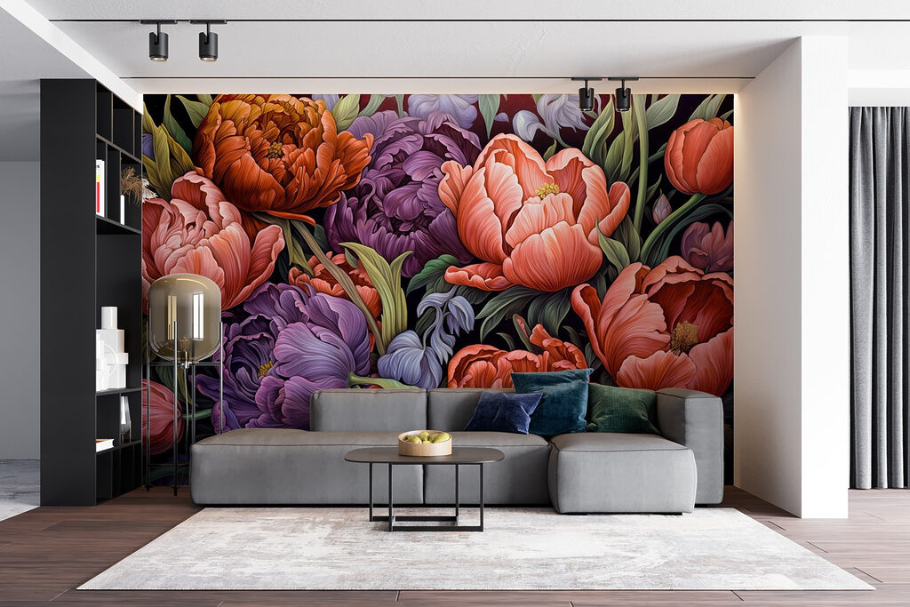 Buchet dens de flori — interior 7