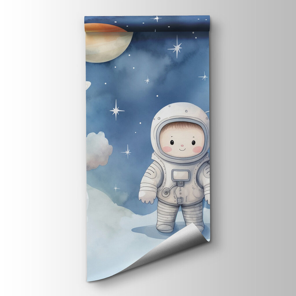 Astronaut deasupra norilor — vizualizare produs