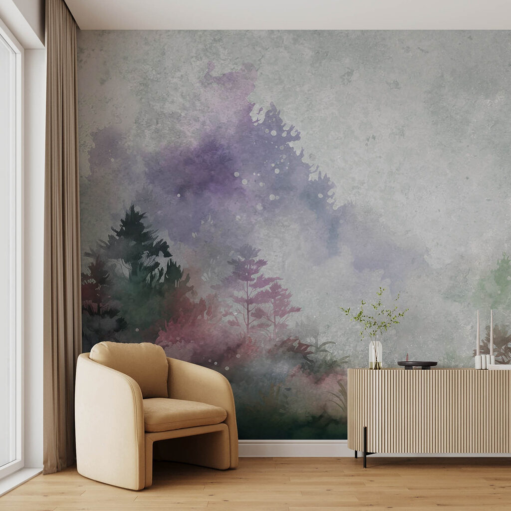 Pădure pastelată în ceață — interior 2