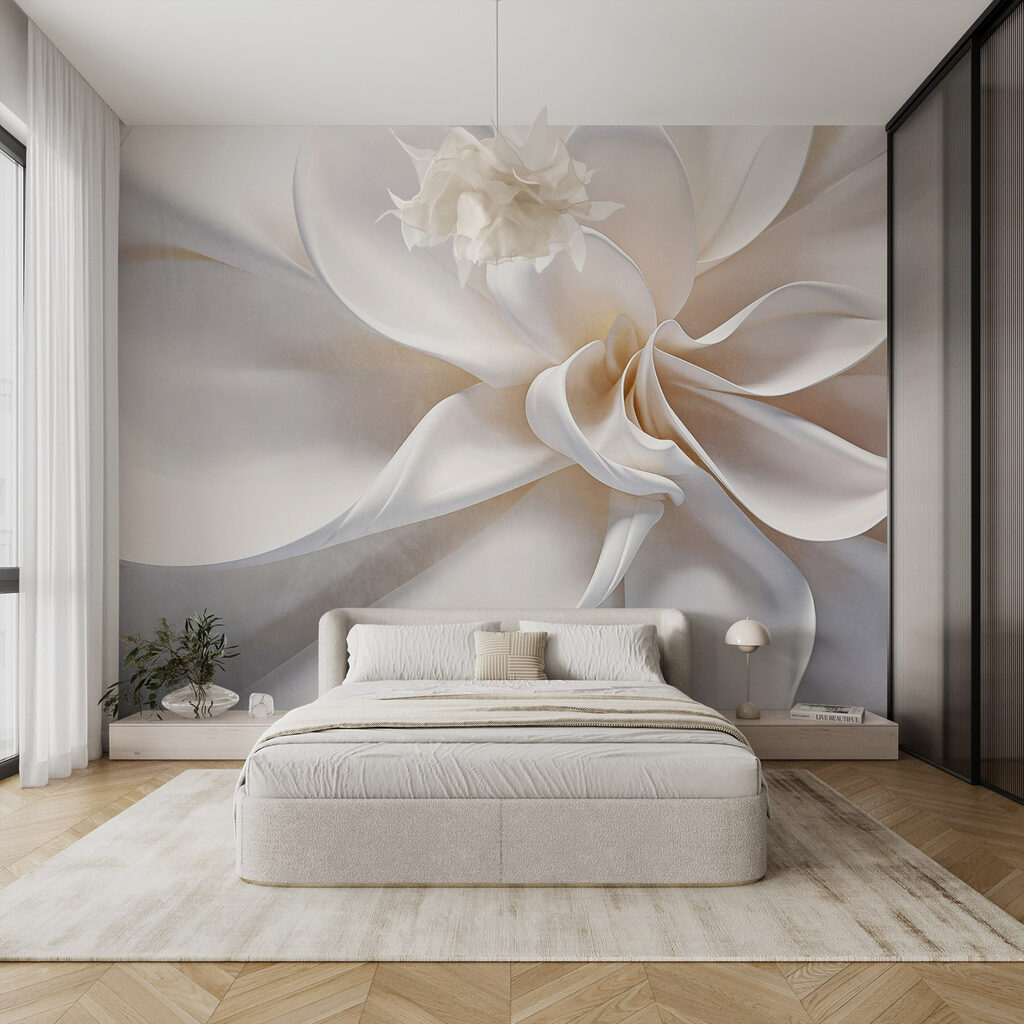 Floare albă răsucită — interior 2