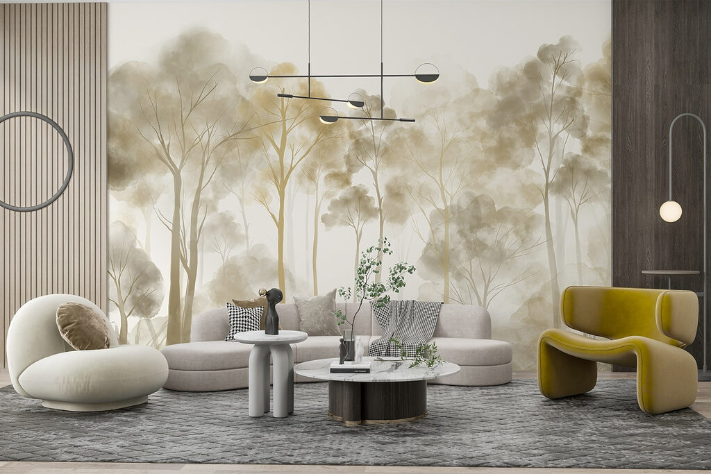 Copaci aurii în ceață — interior 4