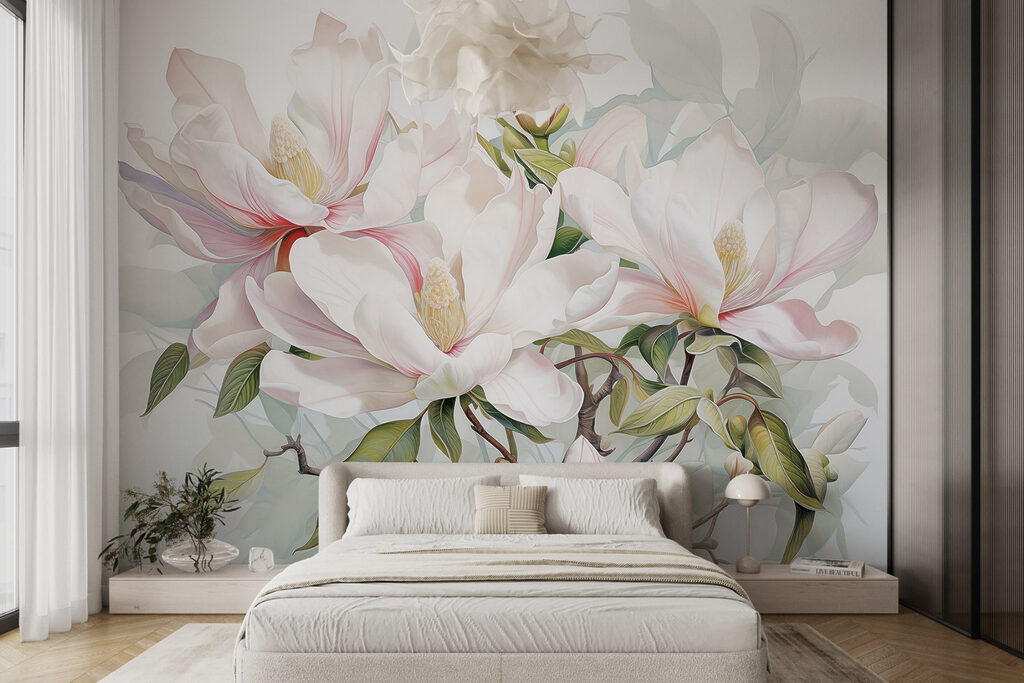 Magnolie în acuarelă — interior 2