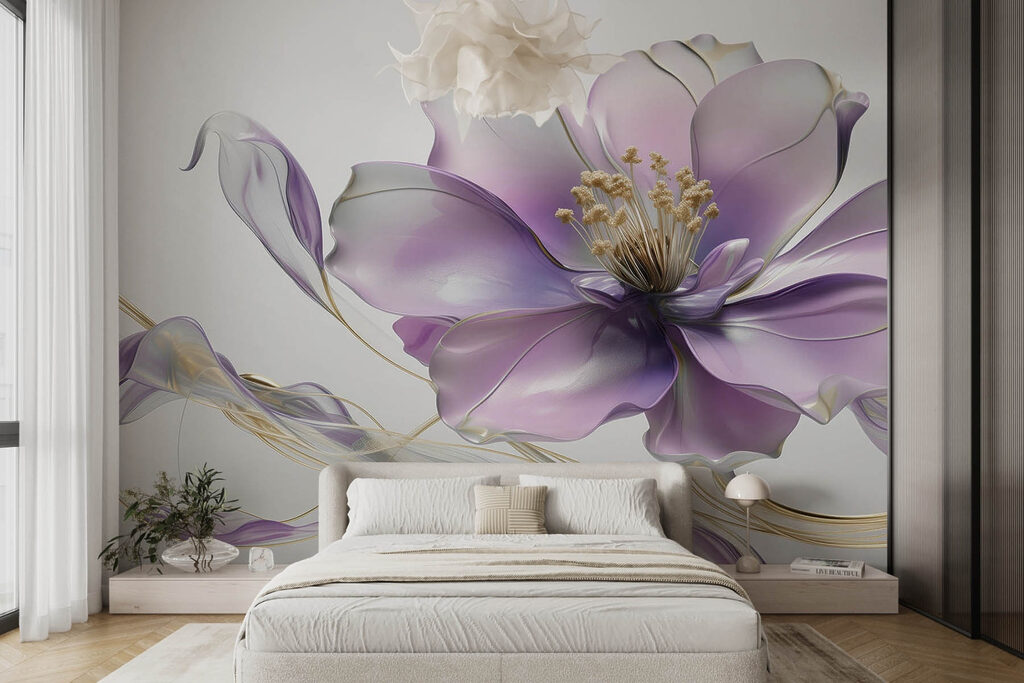 Floare albastră, stamine aurii — interior 2
