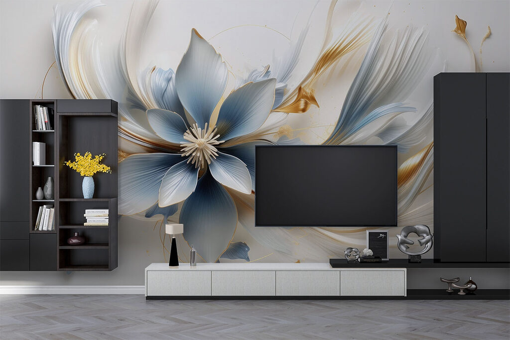 Floare albastră, panglici aurii — interior 2