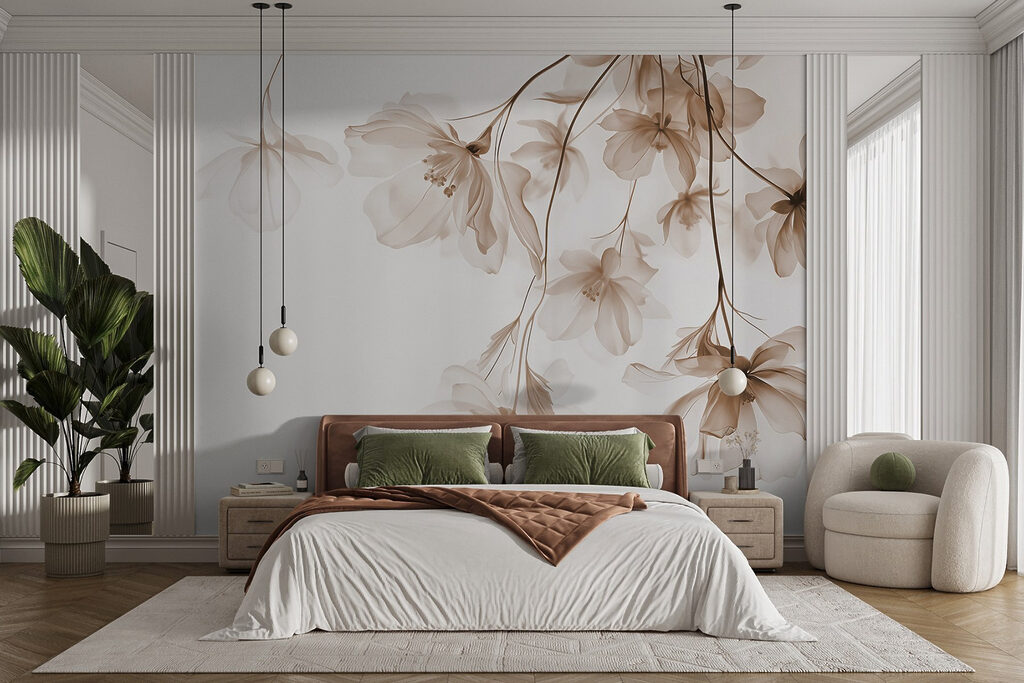 Flori care coboară — interior 1
