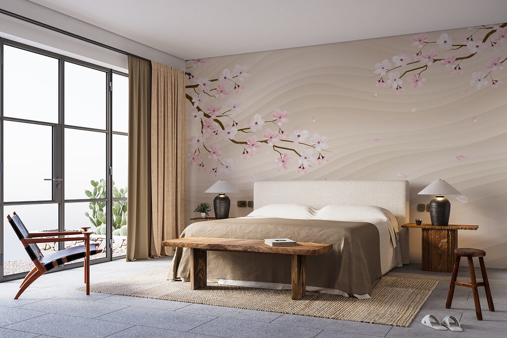 Flori roz peste nisip — interior 1