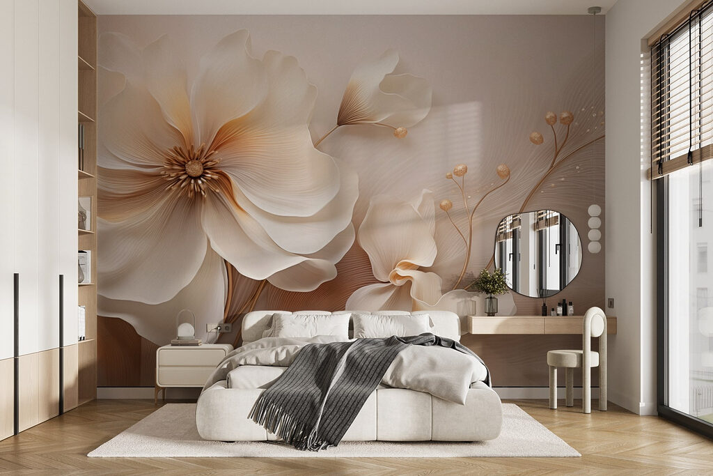 Floare crem, muguri aurii — interior 2