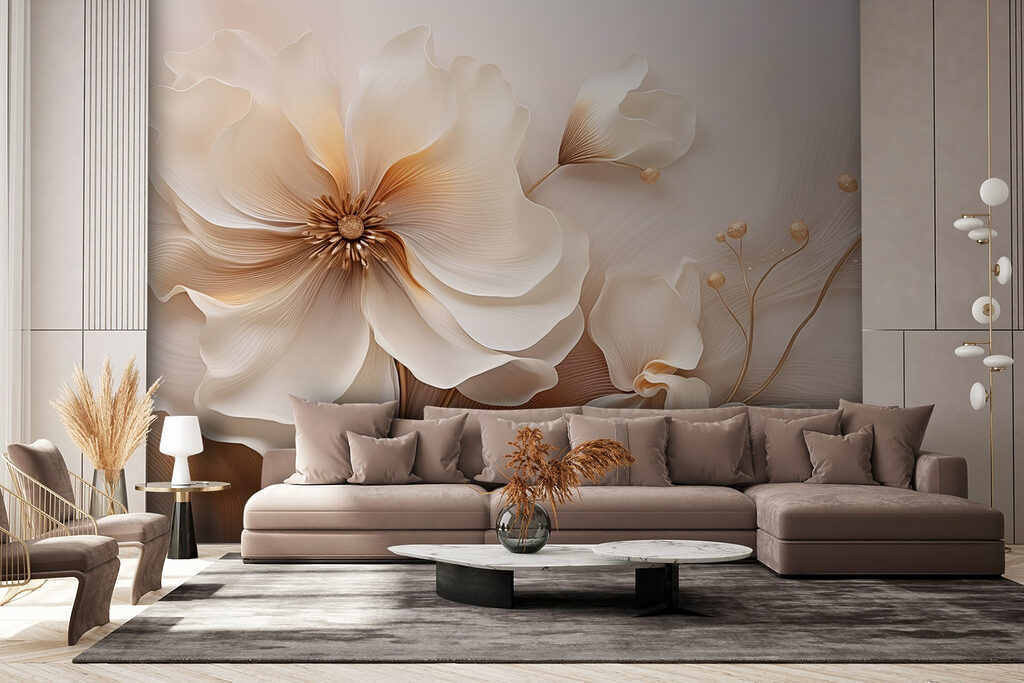 Floare crem, muguri aurii — interior 3