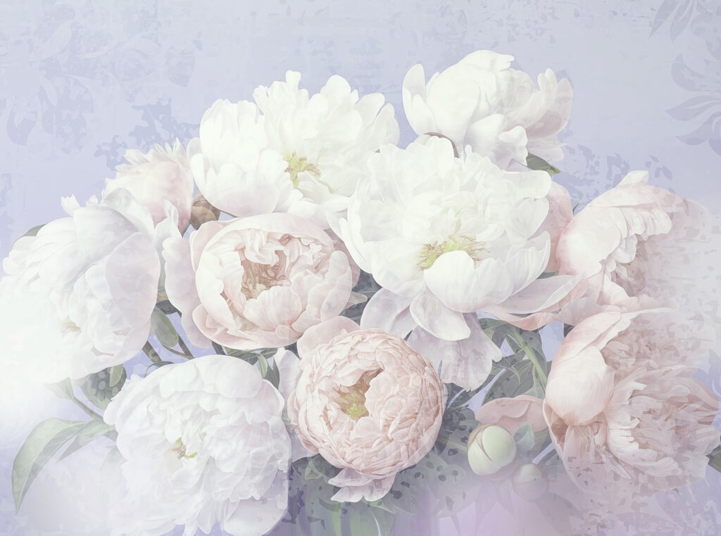 Buchet de pioene — design complet